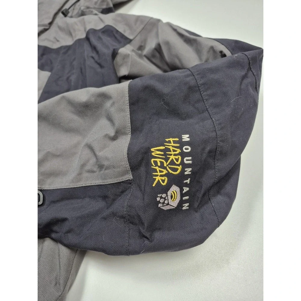 Mountain Hard Wear Jacket Mens XL Gray Conduit Hooded Ski Parka Waterproof